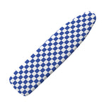 Blue And White Checkered Pattern Print Ironing Board Cover