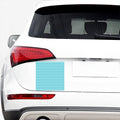 Blue And White Chevron Pattern Print Car Sticker