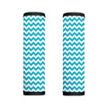 Blue And White Chevron Pattern Print Handle Covers