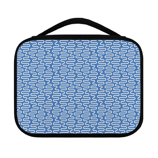 Blue And White DNA Pattern Print Classic Bible Case