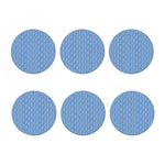 Blue And White DNA Pattern Print Coaster Set
