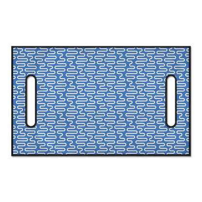 Blue And White DNA Pattern Print Golf Cart Seat Cover