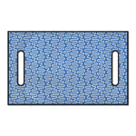 Blue And White DNA Pattern Print Golf Cart Seat Cover