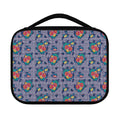 Blue And White Floral Glen Plaid Print Classic Bible Case