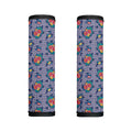 Blue And White Floral Glen Plaid Print Handle Covers