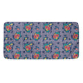 Blue And White Floral Glen Plaid Print Towel