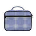 Blue And White Glen Plaid Print Briefcase Bible Bag