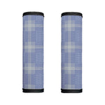 Blue And White Glen Plaid Print Handle Covers