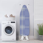 Blue And White Glen Plaid Print Ironing Board Cover