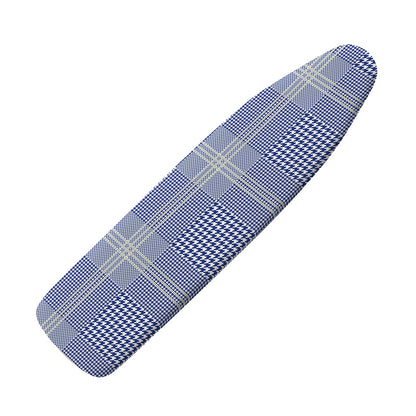 Blue And White Glen Plaid Print Ironing Board Cover