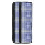 Blue And White Glen Plaid Print Refrigerator Handle Covers