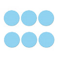 Blue And White Harlequin Pattern Print Coaster Set
