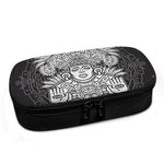 Blue And White Mayan Statue Print Insulin Cooler Travel Case