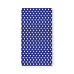 Blue And White Polka Dot Pattern Print Baby Crib Sheet