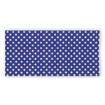 Blue And White Polka Dot Pattern Print Beach Towel