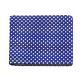 Blue And White Polka Dot Pattern Print Bifold Wallet