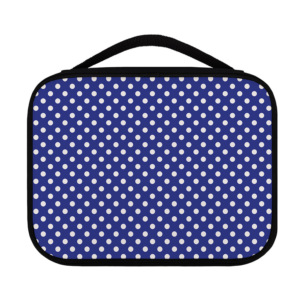 Blue And White Polka Dot Pattern Print Classic Bible Case