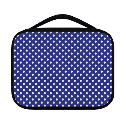 Blue And White Polka Dot Pattern Print Classic Bible Case