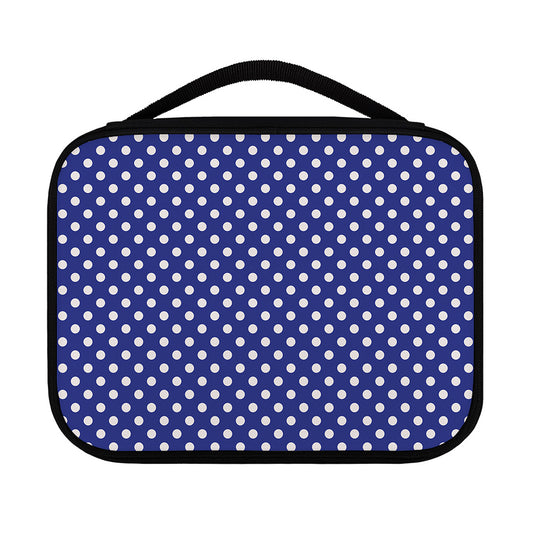 Blue And White Polka Dot Pattern Print Classic Bible Case