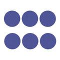 Blue And White Polka Dot Pattern Print Coaster Set