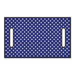 Blue And White Polka Dot Pattern Print Golf Cart Seat Cover