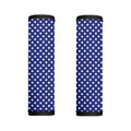 Blue And White Polka Dot Pattern Print Handle Covers