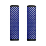 Blue And White Polka Dot Pattern Print Handle Covers