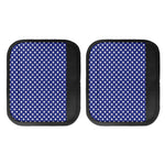 Blue And White Polka Dot Pattern Print Handle Covers