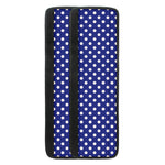 Blue And White Polka Dot Pattern Print Refrigerator Handle Covers