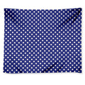 Blue And White Polka Dot Pattern Print Tapestry