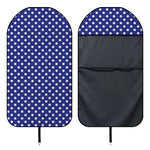 Blue And White Polka Dot Pattern Print Waterproof Car Seat Cover