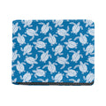 Blue And White Sea Turtle Pattern Print Bifold Wallet
