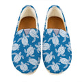 Blue And White Sea Turtle Pattern Print Casual Shoes