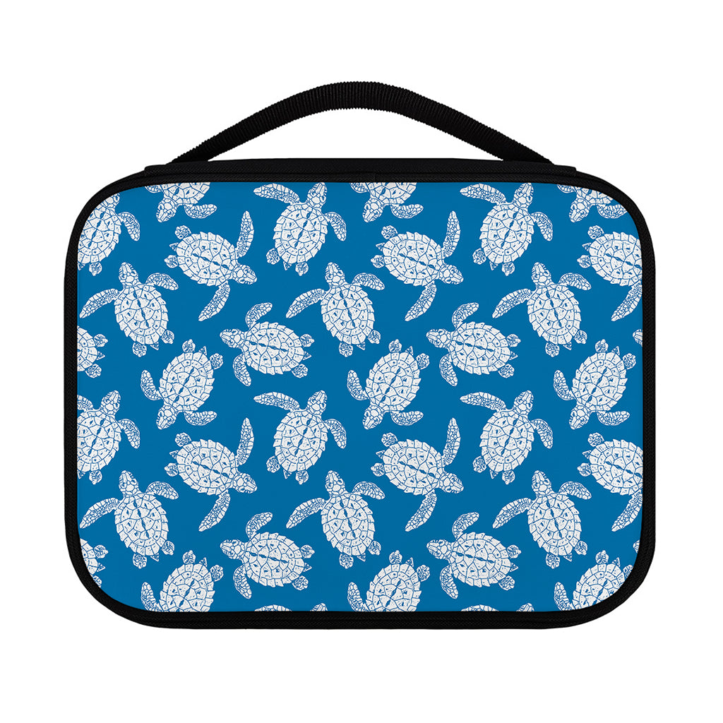 Blue And White Sea Turtle Pattern Print Classic Bible Case