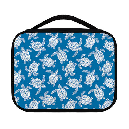 Blue And White Sea Turtle Pattern Print Classic Bible Case