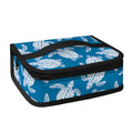 Blue And White Sea Turtle Pattern Print Small Lunch Bag