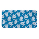 Blue And White Sea Turtle Pattern Print Towel