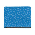 Blue And White Stethoscope Pattern Print Bifold Wallet