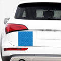 Blue And White Stethoscope Pattern Print Car Sticker