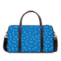 Blue And White Stethoscope Pattern Print Duffel Bag