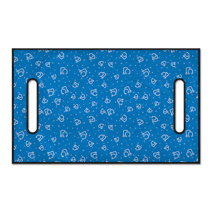 Blue And White Stethoscope Pattern Print Golf Cart Seat Cover