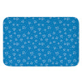 Blue And White Stethoscope Pattern Print Indoor Door Mat