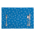 Blue And White Stethoscope Pattern Print Placemat