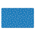 Blue And White Stethoscope Pattern Print Polyester Doormat