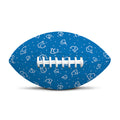 Blue And White Stethoscope Pattern Print Rugby Ball