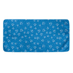Blue And White Stethoscope Pattern Print Towel