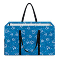Blue And White Stethoscope Pattern Print Utility Tote Bag