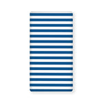 Blue And White Striped Pattern Print Baby Crib Sheet