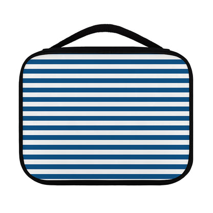 Blue And White Striped Pattern Print Classic Bible Case