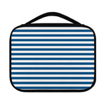 Blue And White Striped Pattern Print Classic Bible Case